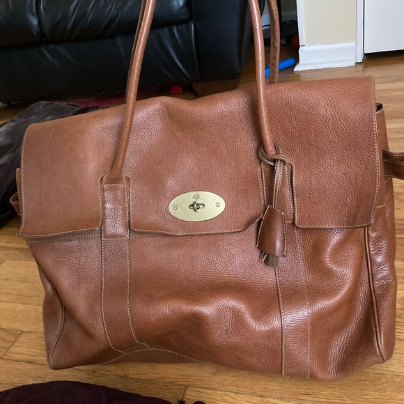 MULBERRY classic large leather tote bag - Picture 7 of 11
